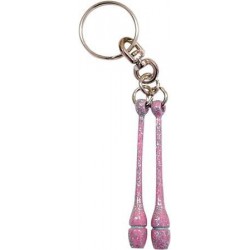Glitter Lilac miniclubs key ring