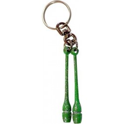 Glitter Fluo Green miniclubs key ring
