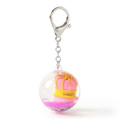 CHACOTT keychain BALL CHERRY PINK