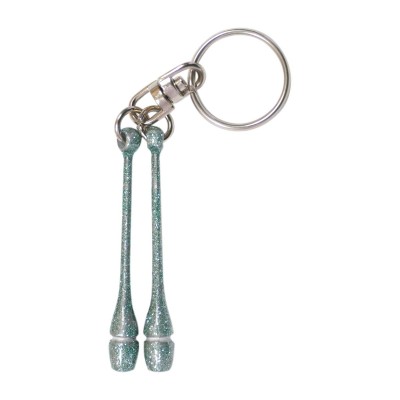 Glitter Lilac miniclubs key ring