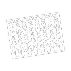 CHACOTT HOLOGRAPHIC MOTIF STICKERS
